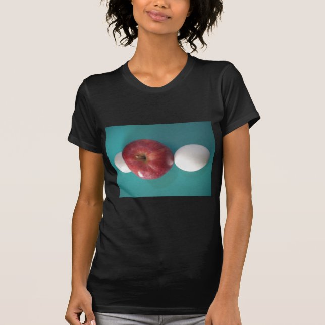 Camiseta El desayuno se compone de dos huevos y una vida fi (Anverso)
