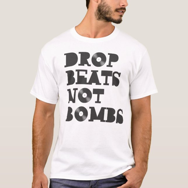 Camiseta El descenso bate no bombas (Anverso)