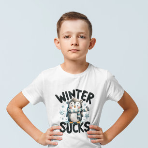 Camiseta El descontento invernal pingüino de Guay
