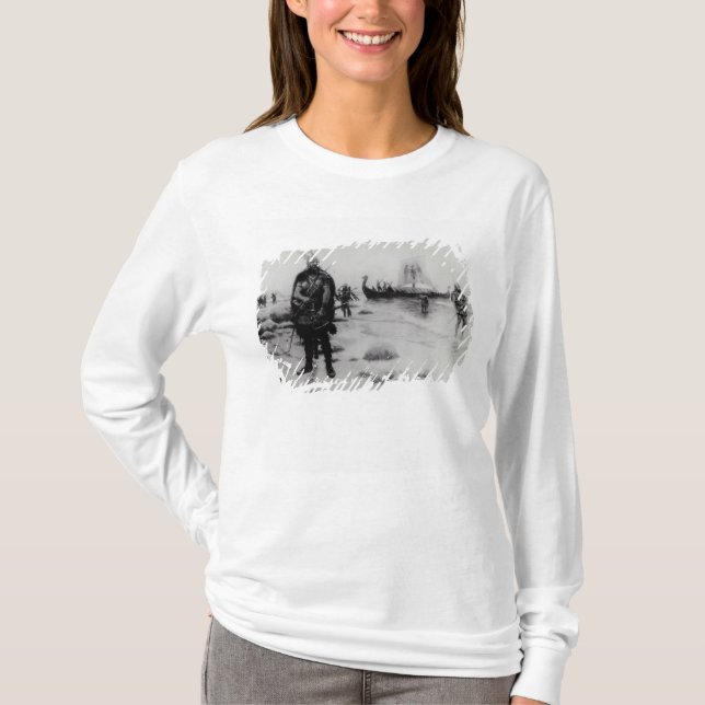 Camiseta El descubrimiento de América de Leif Eriksson (Anverso)