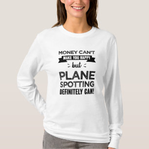 Camiseta El descubrimiento de aviones te hace feliz regalo