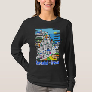 Camiseta El Deseo De Grecia De Un Recorrido A Santorini