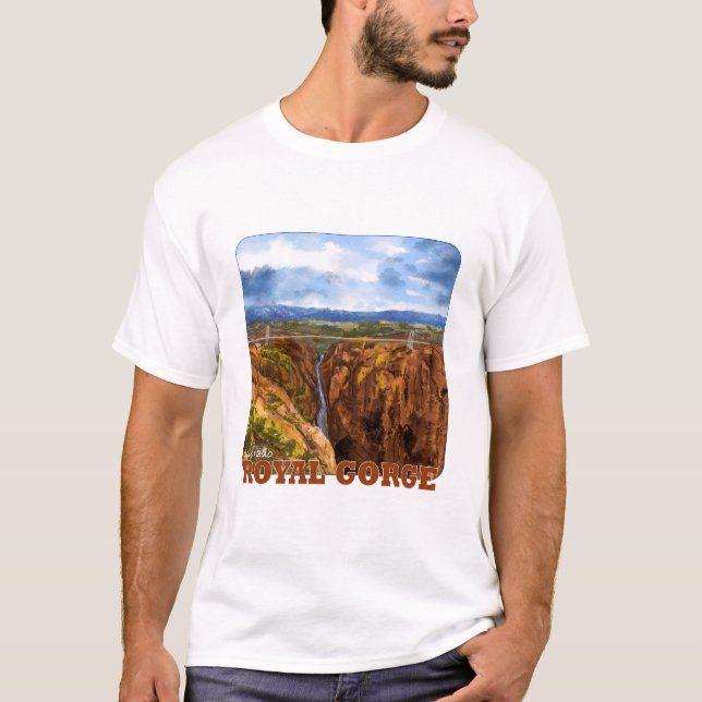 Camiseta El desfiladero real, Colorado (Anverso)