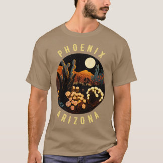 Camiseta El Desierto De Phoenix Arizona En La Pintura De No