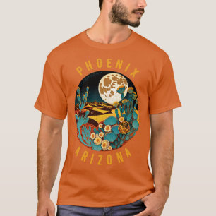 Camiseta El desierto de Phoenix Arizona en la pintura noctu