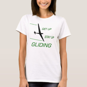 Camiseta El deslizamiento… se levanta permanece para arri