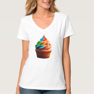 Camiseta El deslumbrante quequito arco iris de SlipperyJoe 