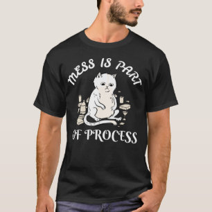 Camiseta El Desorden Es Parte Del Proceso Afición Creativa