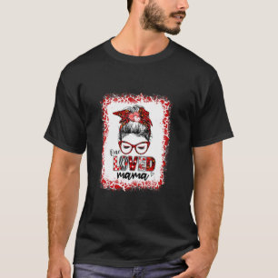 Camiseta El Desordenado Día De San Valentín De Bun Hair Ama