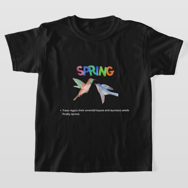 Camiseta El despertar: un tributo visual a la primavera (Distribución)