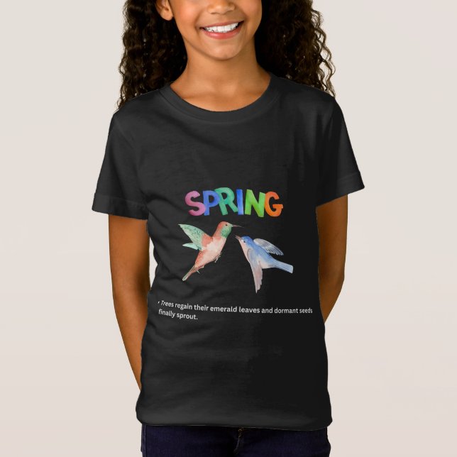 Camiseta El Despertar: Un Tributo Visual a la Primavera (Anverso)