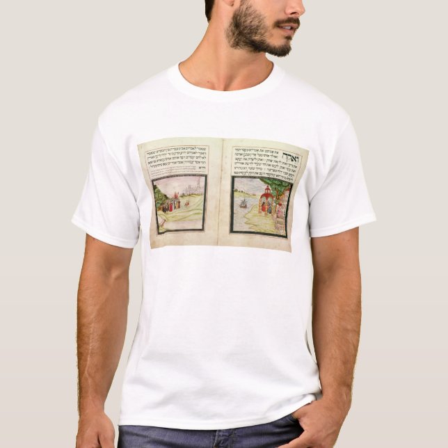 Camiseta El destierro de Hagar y de Ishmael (Anverso)