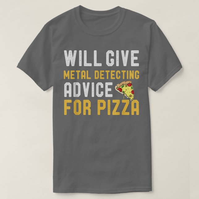 Camiseta El Detector metalizado Dará Asesoramiento Metaliza (Diseño del anverso)
