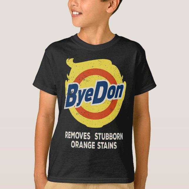 Camiseta El Detergente Elimina El Naranja Estúpido Mantiene (Anverso)