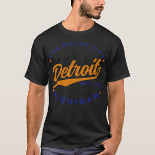 Camiseta El Detroit de la Ciudad del Motor
