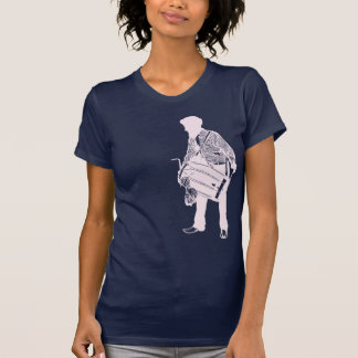 Camiseta El Dholi - rosa en la marina de guerra