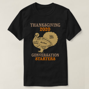 Camiseta El día de Acción de Gracias 2020 el divertido turc