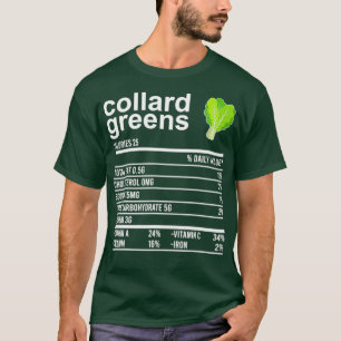 Camiseta El Día de Acción de Gracias Collard Greens Nutriti