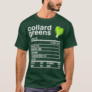 Camiseta El Día de Acción de Gracias Collard Greens Nutriti