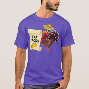 Camiseta El día de acción de gracias de Turquía es divertid