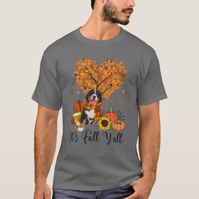 Camiseta El Día de Acción de Gracias del Perro de Montaña d (Anverso)