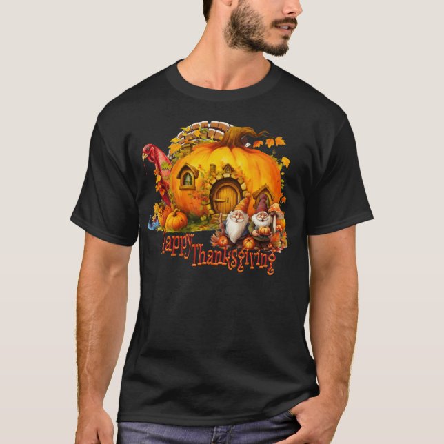 Camiseta El Día de Acción de Gracias Turquía: El horror se  (Anverso)