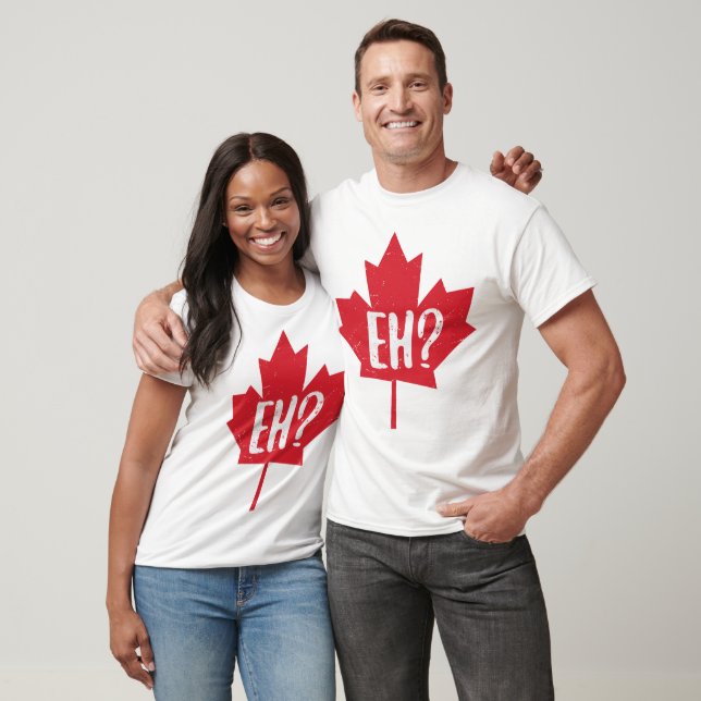 Camiseta El día de Canadá la hoja de arce rojo es divertida (Unisexo)