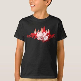 Camiseta El día de fiesta de las Felices Navidad embroma la