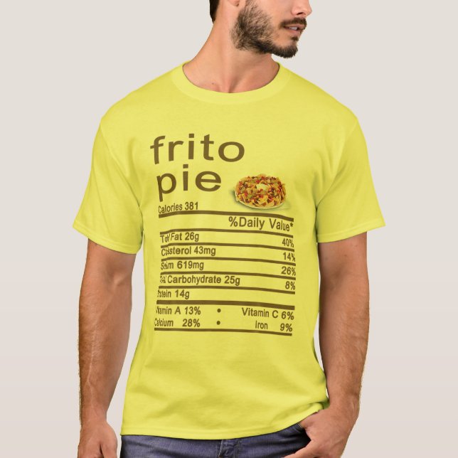 Camiseta El día de gracias Chris de Frito Pie Nutrition (Anverso)