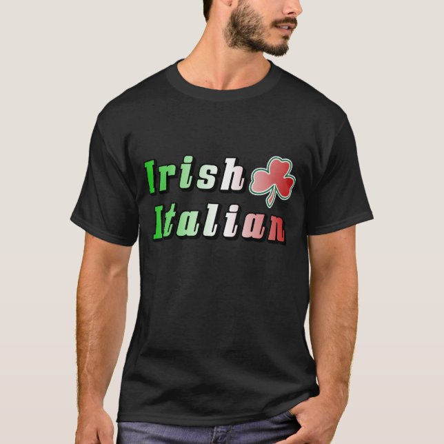 Camiseta El día de la bandera de St Patrick italiano (Anverso)