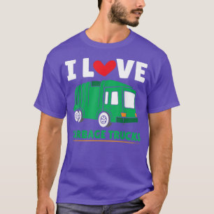 Camiseta El día de la basura del conductor del camión volca