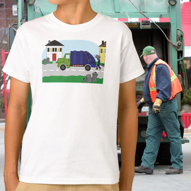 Camiseta ¡El día de la basura es el mejor día!" - Camión de (Subido por el creador)