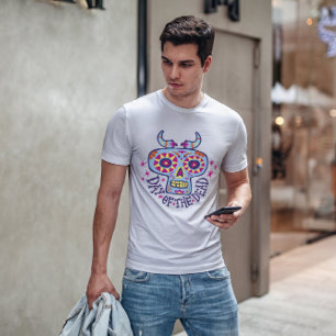 Camiseta El Día De La Calavera Del Personalizado Muerto
