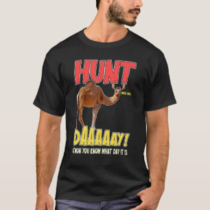 Camiseta El día de la caza el divertido camello venado Hump