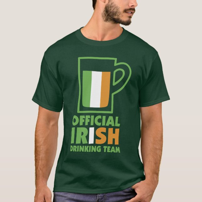 Camiseta El día de la cerveza de St Patrick irlandés (Anverso)