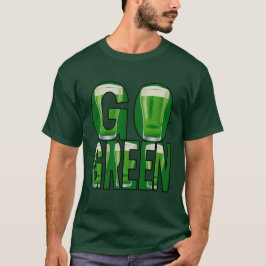 Camiseta El Día de la Cerveza San Patricio Vamos Verdes Men