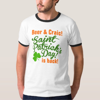 Camiseta El día de la cerveza y del St Patricks de Craic
