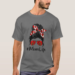 Camiseta El día de la madre aburrido boxeo con mamá mami