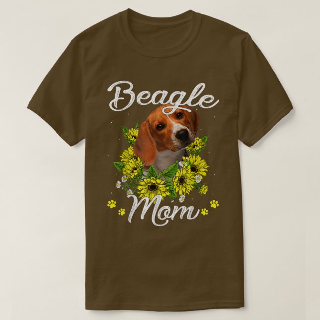 Camiseta El Día de la Madre Beagle  (Diseño del anverso)