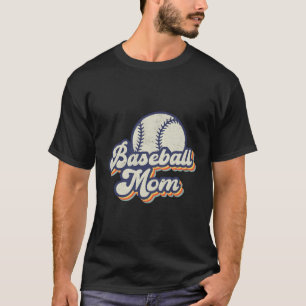 Camiseta El Día De La Madre De La Madre Del Béisbol