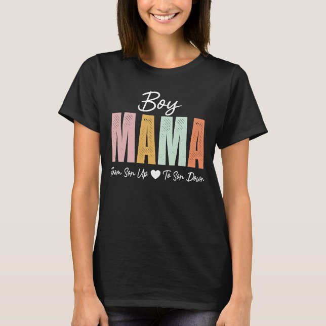 Camiseta El día de la madre de un niño hasta el hijo (Anverso)