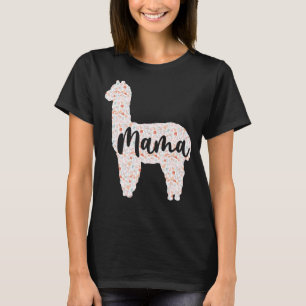 Camiseta El día de la madre de una mujer en la Alpaca