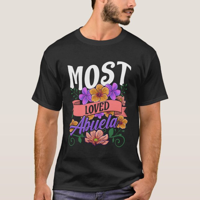 Camiseta El Día de la Madre floral más querido de Abuela (Anverso)