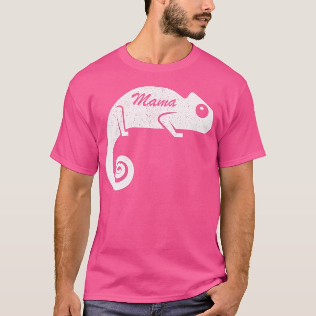 Camiseta El Día de la Madre gracioso de Mama Chameleon (Anverso)