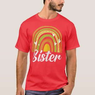 Camiseta El Día de la Madre Hermana Hermana del Boho Rainbo