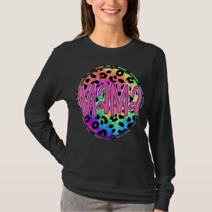 Camiseta El Día de la Madre Occidental de Mamá Rosa Leopard