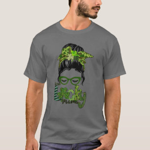 Camiseta El día de la mamá sagrada Patrick, Leopard Messy B
