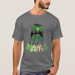 Camiseta El día de la mamá sagrada Patrick, Leopard Messy B