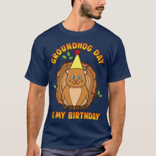 Camiseta El día de la marmota es mi cumpleaños