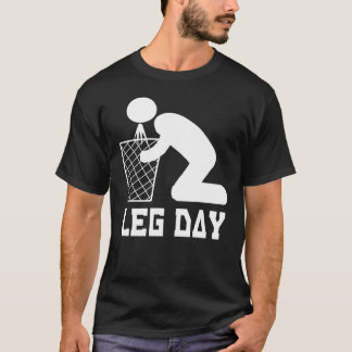 Camiseta El día de la pierna - entrenamiento - Puke